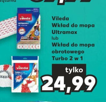 Kaufland Vileda Wkład do mopa Ultramax lub Wkład do mopa obrotowego Turbo 2 w 1 oferta