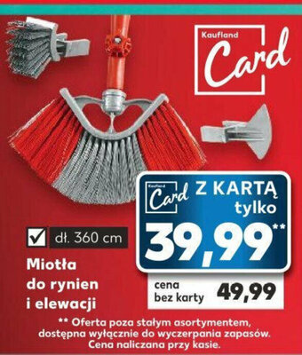 Kaufland Miotła do rynien i elewacji oferta