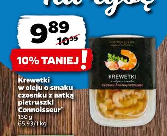 Netto Krewetki w oleju o smaku czosnku z natką pietruszki connoisseur oferta