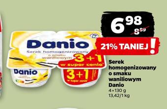 Netto Serek homogenizowany o smaku waniliowym danio oferta