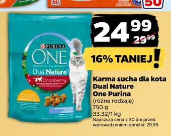 Netto Karma sucha dla kota dual nature one purina oferta