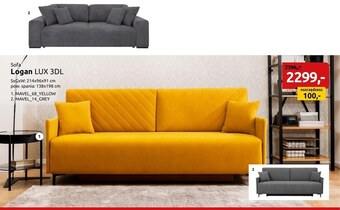 Black Red White Sofa oferta