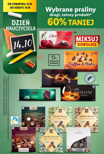 Lidl Wybrane praliny oferta