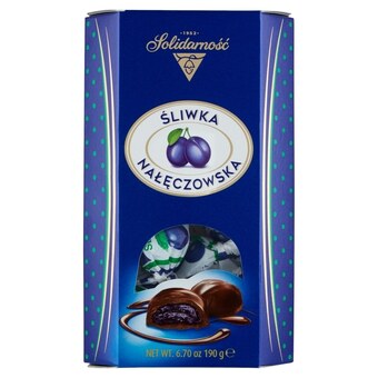 Społem Solidarność śliwka nałęczowska w czekoladzie 190 g oferta