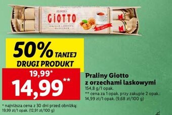 Lidl Praliny Giotto z orzechami laskowymi 154,8 g oferta