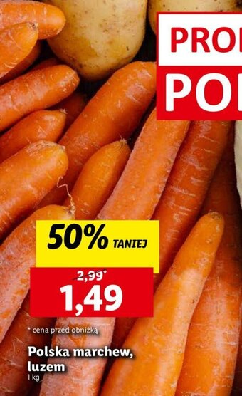 Lidl Polska marchew, luzem 1 kg oferta