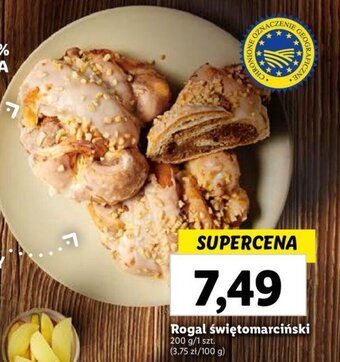 Lidl Rogal świętomarciński 200 g oferta