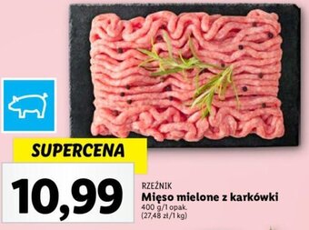 Lidl RZEŹNIK Mięso mielone z karkówki 400 g oferta