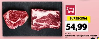 Lidl RZEŹNIK Wołowina - antrykot lub rostbef oferta