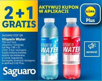 Lidl SAGUARO STEP ON Vitamin Water 750 ml oferta