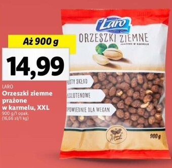 Lidl LARO Orzeszki ziemne prażone w karmelu, XXL 900 g oferta