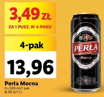 Lidl Perła Mocna 4 x 500 ml oferta