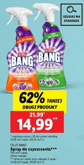 Lidl CILLIT BANG Spray do czyszczenia 750 ml oferta