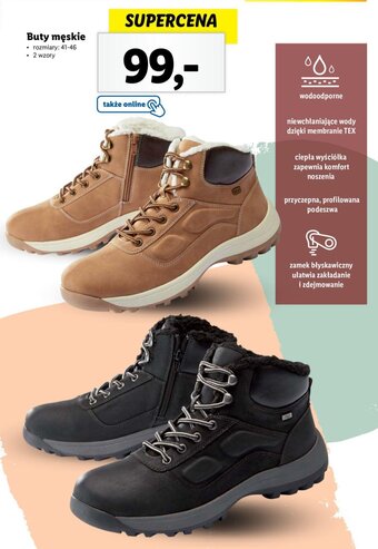 Lidl Buty męskie oferta
