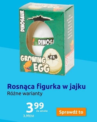 Action Rosnąca figurka w jajku oferta
