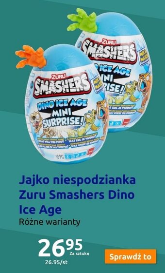Action Jajko niespodzianka Zuru Smashers Dino Ice Age oferta