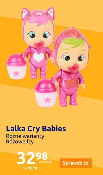 Action Lalka Cry Babies oferta