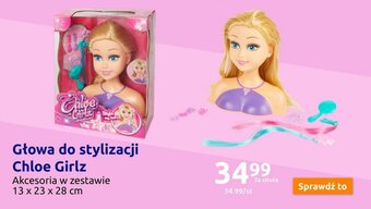 Action Głowa do stylizacji Chloe Girlz oferta