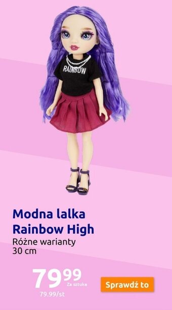 Action Modna lalka Rainbow High oferta