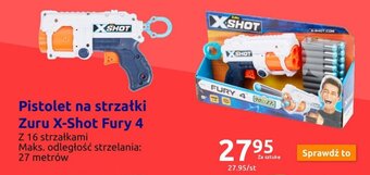 Action Pistolet na strzałki Zuru X-Shot Fury 4 oferta