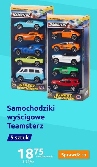 Action Samochodziki wyścigowe Teamsterz 5 szt. oferta