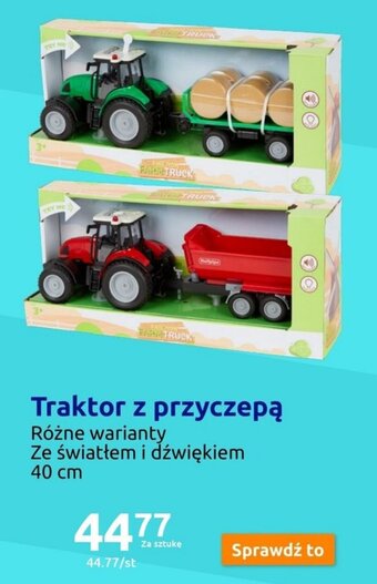 Action Traktor z przyczepą oferta