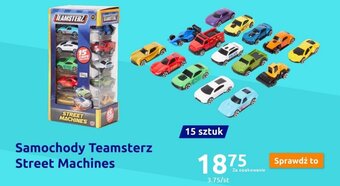 Action Samochody Teamsterz Street Machines 15 szt. oferta