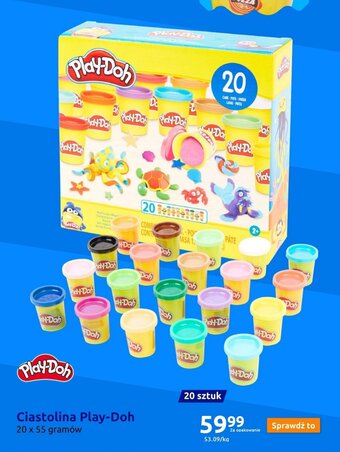 Action Ciastolina Play-Doh 20 x 55 g oferta