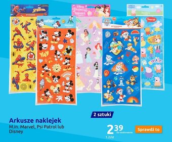 Action Arkusze naklejek 2 szt. oferta