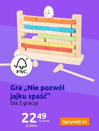 Action Gra „Nie pozwól jajku spaść" oferta