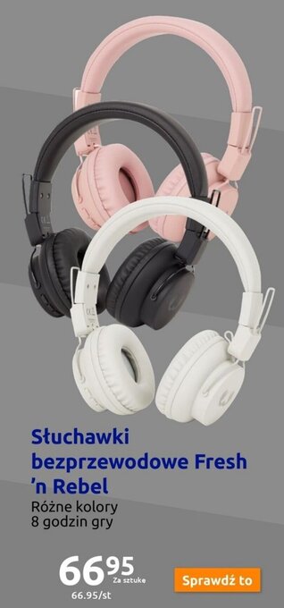 Action Słuchawki bezprzewodowe Fresh 'n Rebel oferta