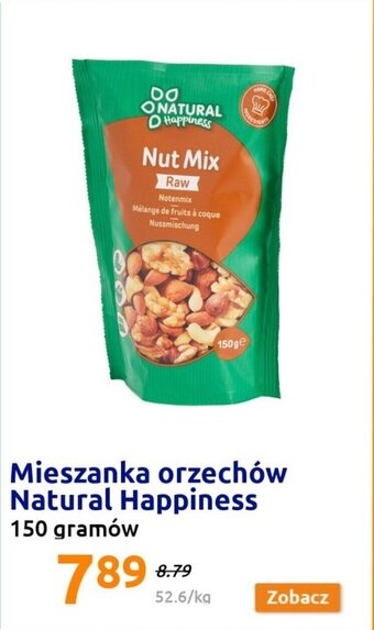 Action Mieszanka orzechów Natural Happiness 150 g oferta