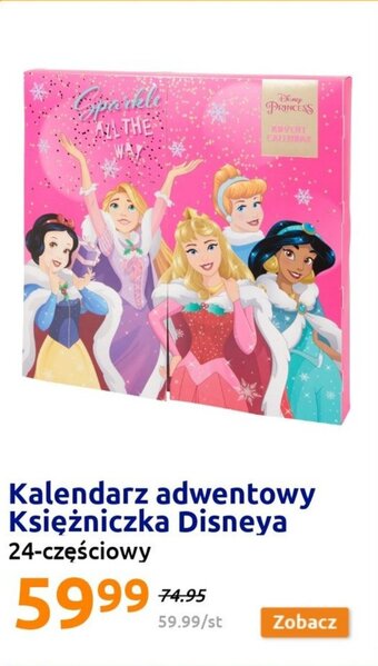Action Kalendarz adwentowy Księżniczka Disneya 1szt oferta
