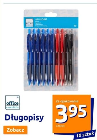 Action Długopisy office essentials 10szt oferta