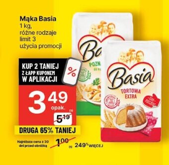Delikatesy Centrum Mąka Basia 1kg oferta