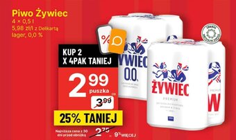 Delikatesy Centrum Piwo Żywiec 4 × 0,5l oferta