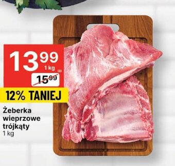 Delikatesy Centrum Żeberka wieprzowe trójkąty 1 kg oferta