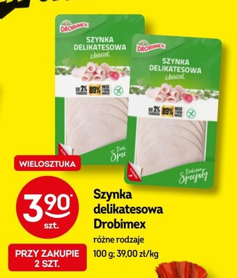 Żabka Szynka delikatesowa Drobimex 100 g oferta
