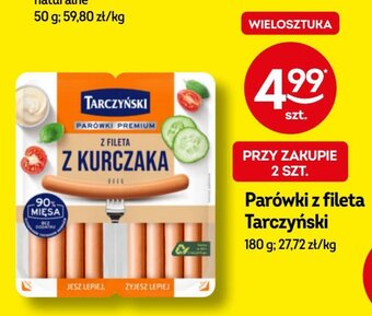 Żabka Parówki z fileta Tarczyński 180 g oferta