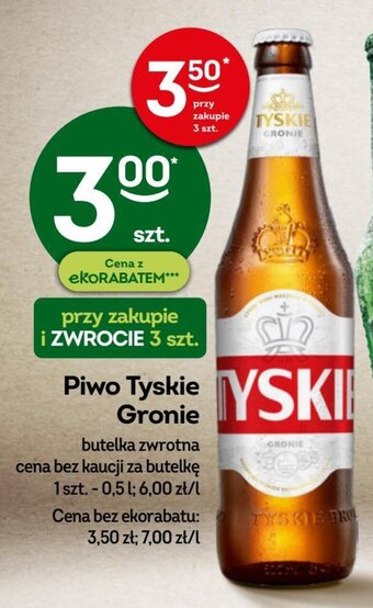 Żabka Piwo Tyskie Gronie 0,5 l oferta