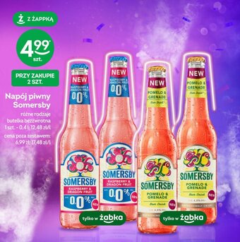 Żabka Napój piwny Somersby 0,4 l oferta