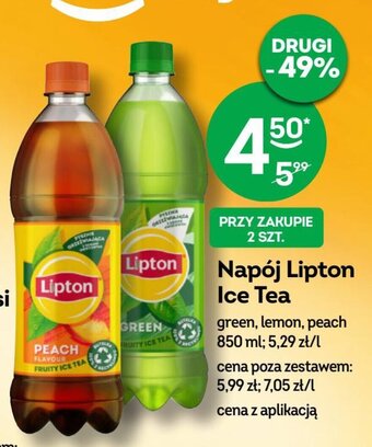 Żabka Napój Lipton Ice Tea 850 ml oferta
