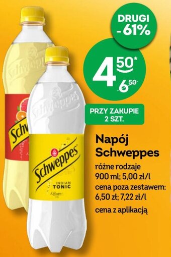 Żabka Napój Schweppes 900 ml oferta