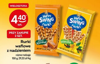 Żabka Rurki waflowe z nadzieniem 150 g oferta
