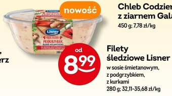 Żabka Filety śledziowe Lisner 280 g oferta