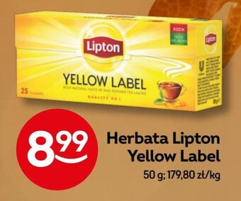 Żabka Herbata Lipton Yellow Label 50 g oferta