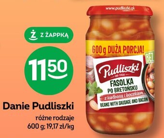 Żabka Danie Pudliszki 600 g oferta