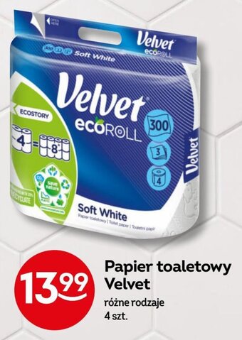 Żabka Papier toaletowy Velvet 4 szt. oferta