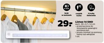 Netto Listwa 14 SMD wym. 30 × 3,7 x 1,6 cm oferta