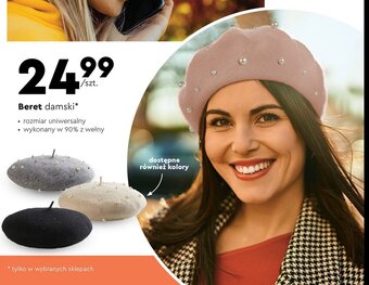 Biedronka Beret damski oferta